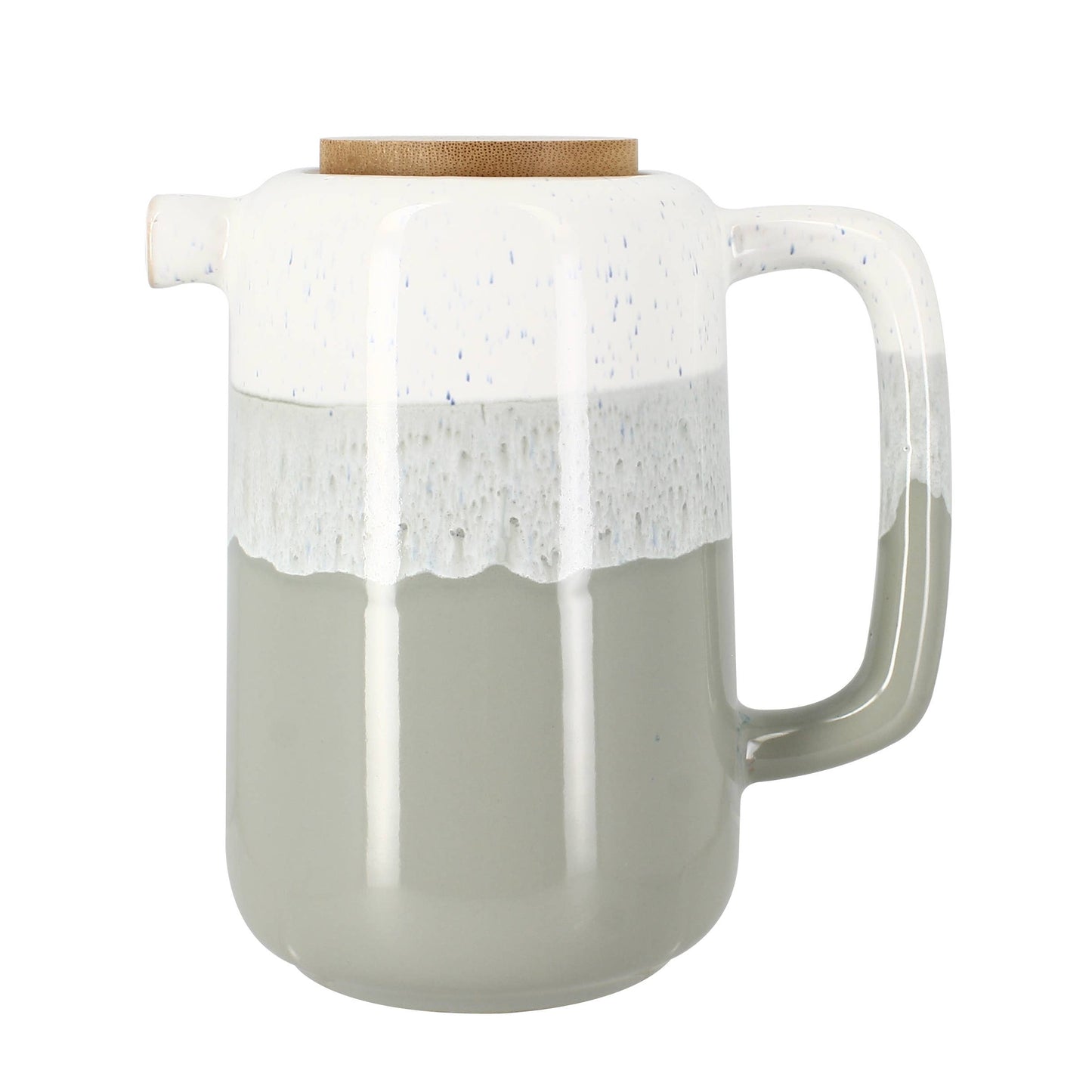 RIGA TEAPOT 1L IN STONEWARE ASSORTED COLORS BLUE AND GREEN