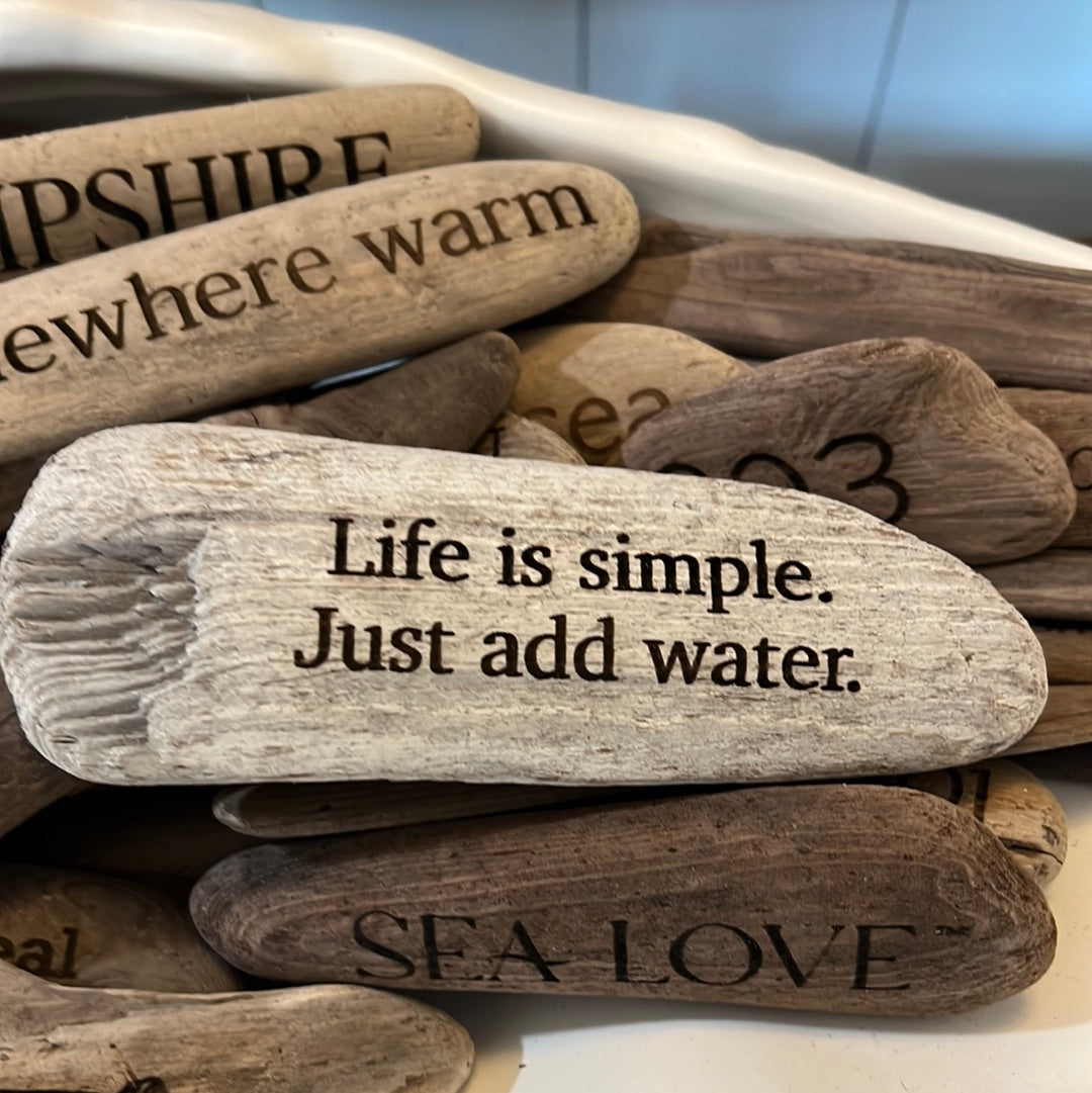 Engraved small Driftwood