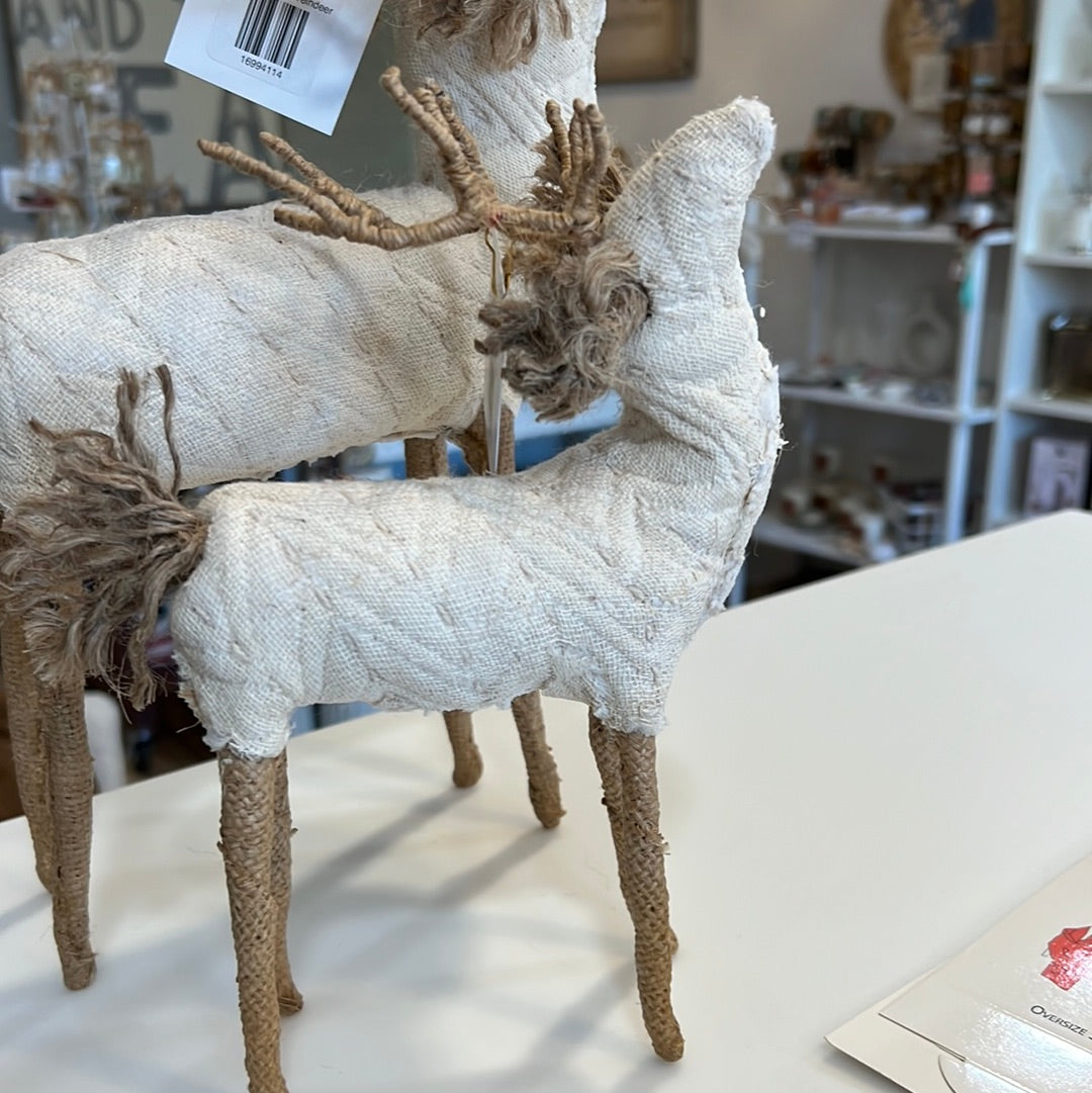 Small cotton reindeer