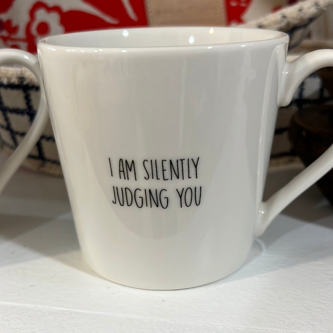 I am silently judging