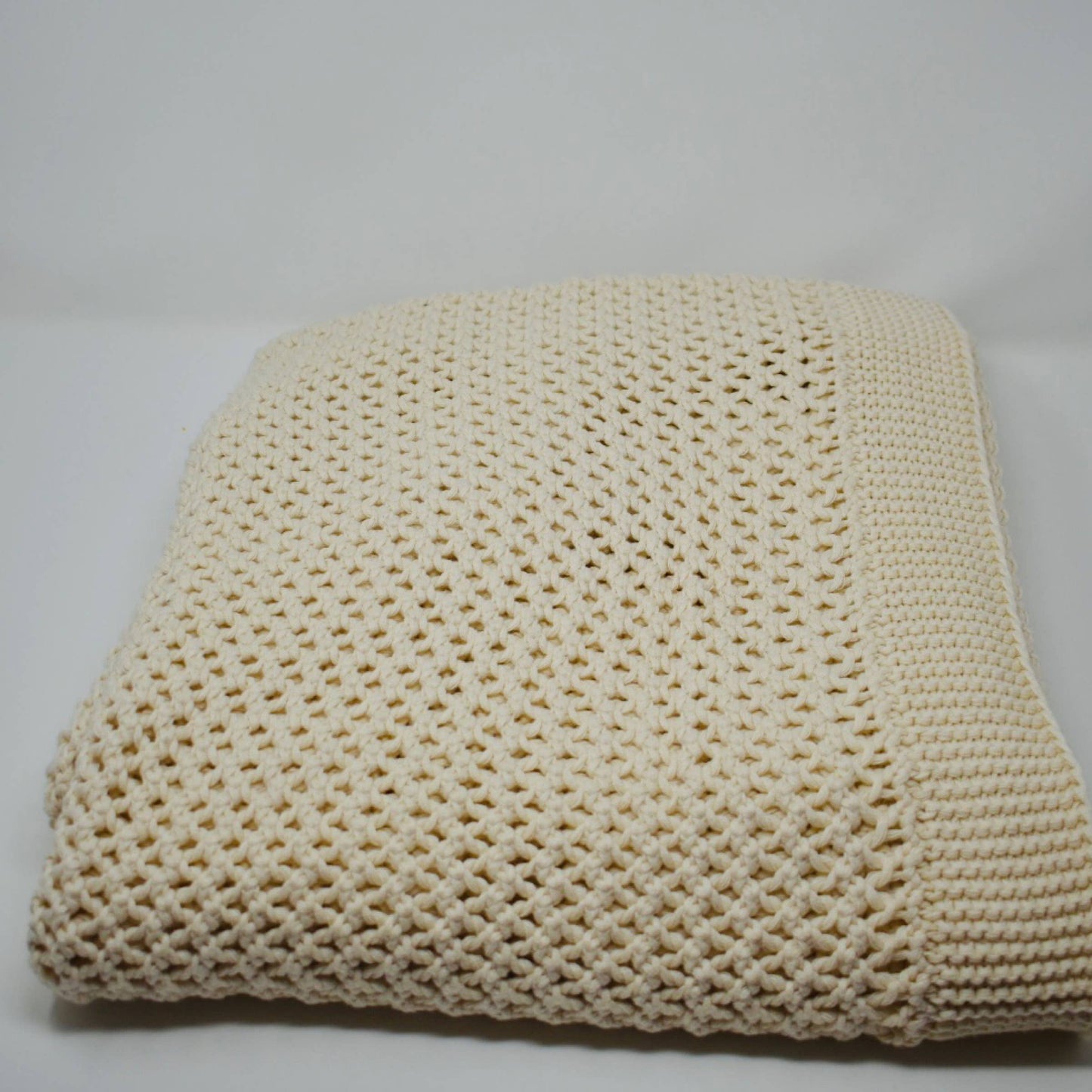 Natural color throw 50X60