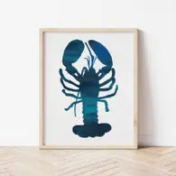 Blue Lobster art work