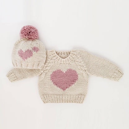 Sweetheart Crew Neck Sweater - Due late November: 18-24 months